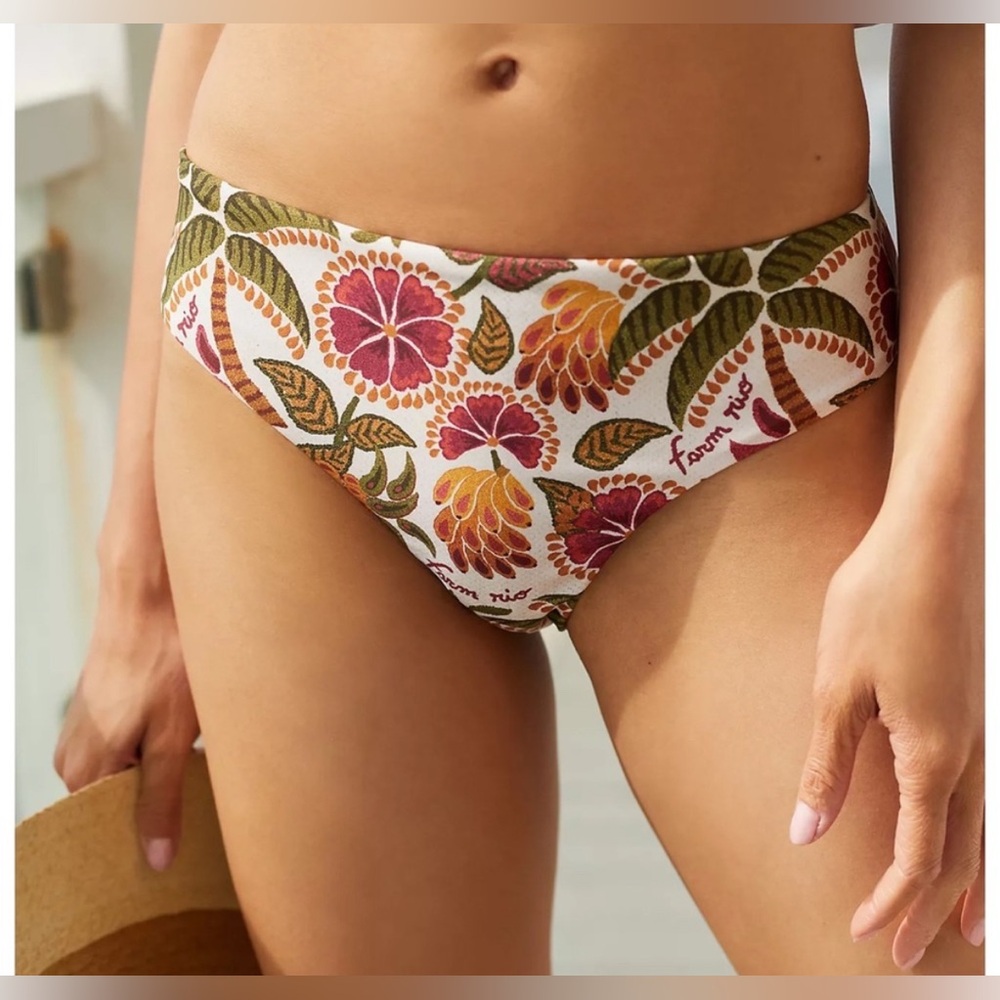 Farm Rio Ruffled Bikini Bottom